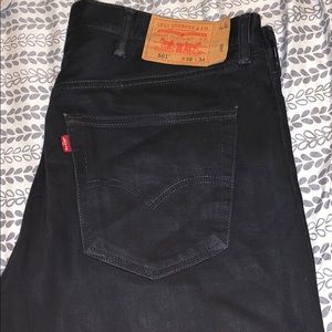 Black 501 Levi Jeans